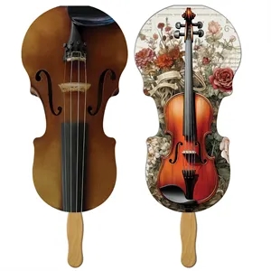 Violin Sandwiched Hand Fan