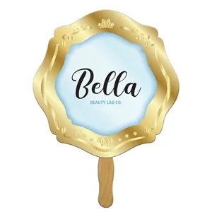 Mirror  Hand Fan Full Color (1 Side)