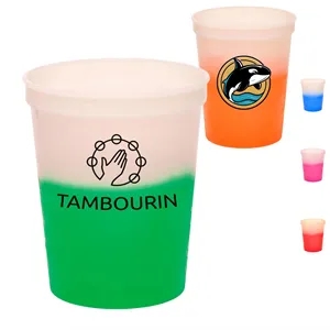 16 oz. Two-Tone Color Changing Stadium Cups