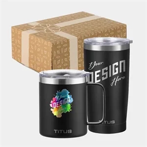 TiTUS® 20oz Tumbler & 12 oz Mug Insulated Drinkware Gift Set