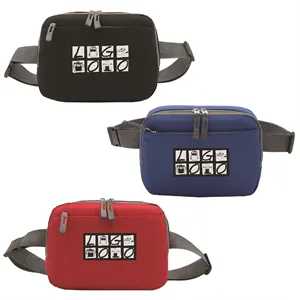 Custom Logo 3-Can Insulated Belt Bag