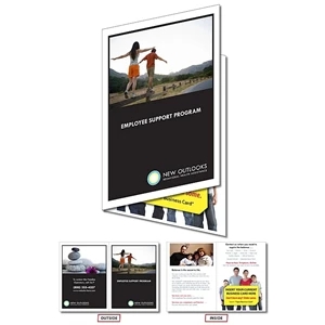 Greeting Card - 5x7 Folded with Business Card Slits & Envelo