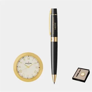 SHEAFFER® Executive Gift Set 300 Ballpoint Pen w Table Clock