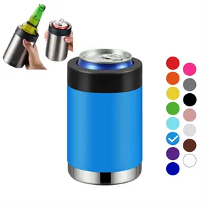 Custom Logo 12oz Multifunctional Stainless Steel Bottle Can Cooler