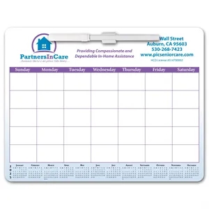 Memo Board Calendar w/ Mag