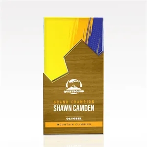 Custom Rectangle Edge Plaque - Full-Color Acrylic & Wood