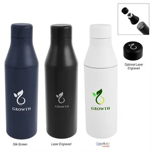 Custom Logo 15 Oz. Branson Recycled Stainless Steel Bottle