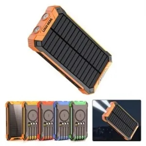 Solar Wireless Fast Charging Power Bank