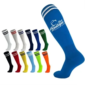 Non Slip Soccer Socks Knee Length Football Baseball Team