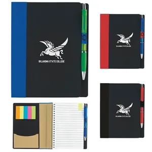 Good Value™ 5'' x 7'' ECO Notebook with Flags