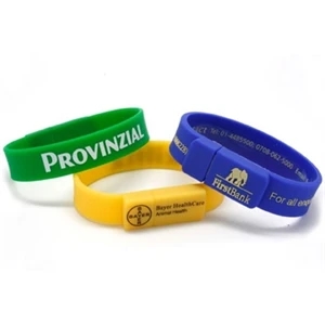 Wristband USB Flash Drives w/ Custom Logo