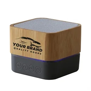 Customizable Bamboo Portable Bluetooth Brown Speakers