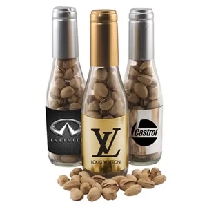 Champagne Bottle w/ Pistachios