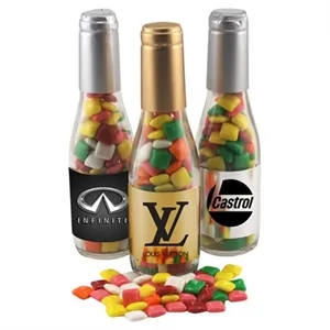 Champagne Bottle w/ Mini Chicklets