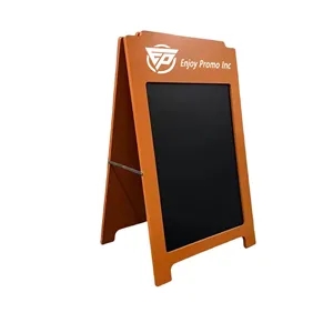 Uniquely Shaped A-Frame Chalkboard Sign