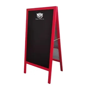 Wooden A-Frame Chalkboard Display