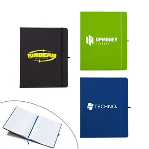 8" x 10" Soft Touch Journal Notebook with Pen Loop