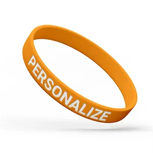 Colorfilled Silicone Wristband Bracelet-EB