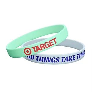 Colorfilled Silicone Wristband Bracelet