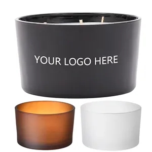 22oz Soy Scented Candle with Bamboo Lid Business Gifts