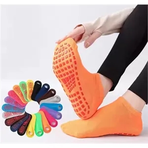 Fuzzy Feet Adult Kids Athletic Sports Cotton Floor Grip Yog