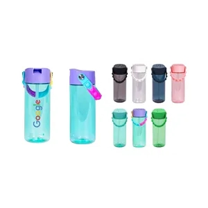 18oz Splash Pop Fidget Bottle w/ Drinking Spout and Straw