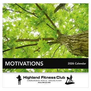 2026 Stapled Motivations Wall Calendar