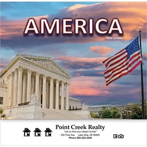 2026 Stapled America! Wall Calendar