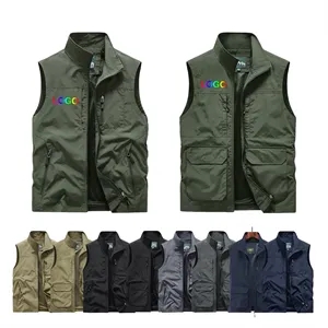 Waterproof And Durable Sleeveless Jacket Made Of Nylon