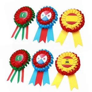 Rosette Award Ribbons Badges for Wedding & Achievement