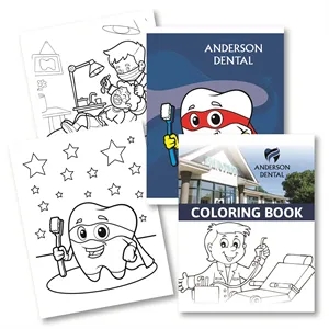 Custom Printed Logo'd Coloring & Activity Book