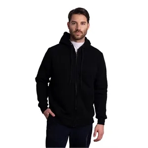 Heavyweight Full Zip Hooded Thermal Lined Sweatshirt