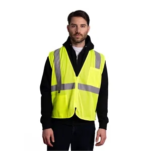 Class 2 Zipper Safety Vest