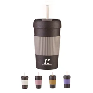 Degradable coffee grounds high temperature resistant cup