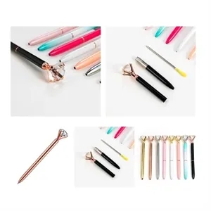 21 Colors Big Diamond Crystal Pen