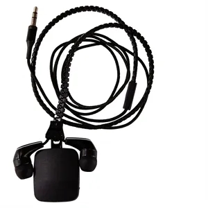 Zippered Ear Buds with Pull