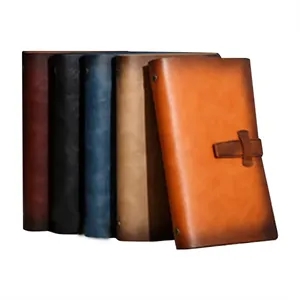 Custom Logo Detachable Soft Leather Notebook