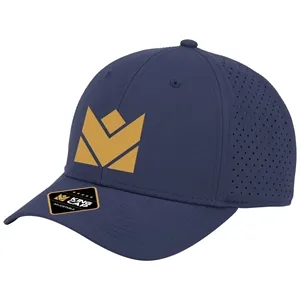 Crest 6-Panel Perforated Back Cap - Sustainable Fabric