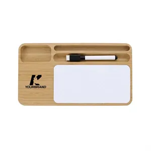 Custom Logo Versatile Wood Dry Erase Whiteboard with Wireless Charger