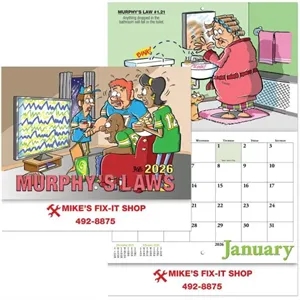 Murphy's Laws Stapled Wall Calendar