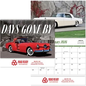 Full Color Days Gone By Spiral Wall Calendar