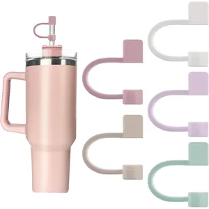 Silicone Straw Covers Compatible with Stanley Cups Tumblers