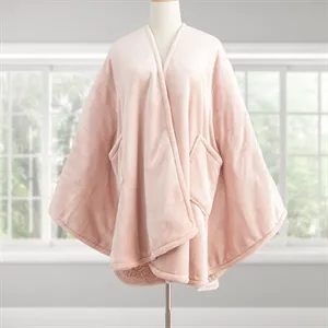 VelvetLoft Wearable Throw - Rose Smoke