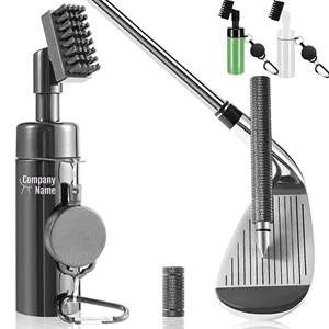 Golf Club Cleaner Brush with Sharpener Tool