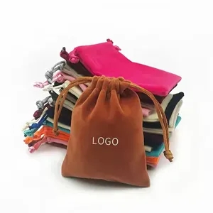 3" x 4" Mini Velvet Drawstring Pouch