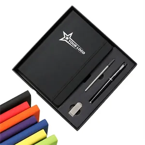 Notebook Gift Set w/ Pen USB Drive Business Office Journal