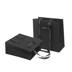 High-grade White Cardboard Shopping Bag