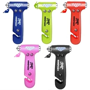 3 In 1 Car Safety Hammer Glass Breaker