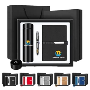 3Pcs Thermos Cup Pen Notebook Business Gift Box