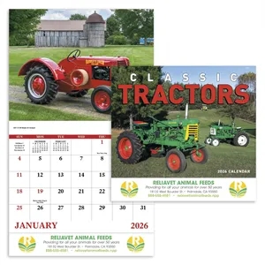 Good Value™ Classic Tractor - Stapled Calendar